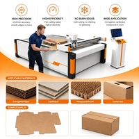 Wellpappe-Vinyl-Vibrationsschneidemaschine Verpackungsschneider PVC-Platten-Flachbettschneidemaschine