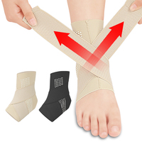 Attelle de cheville de sport respirante avec sangle de maintien et protection contre la pression