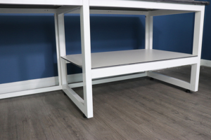 Mesa DE TRABAJO YA MING Dental Lab HPL, banco de trabajo de laboratorio, estructura de acero, mesa de trabajo con Gabinete Móvil - Product Image 3