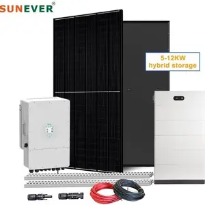 2024 Hot Sale Online Battery Lead-acid Power 6kw 8kw 10kw Solar Energy Storage System For Home