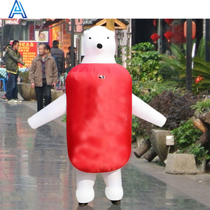 Modèle gonflable de bouteille de promotion de décoration d'exposition d'exposition de publicité d'usine pour l'homme gonflable de vague d'air - Product Image 2