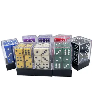 Ready to Shipin Stock Fast Dispatchround Corner Colored Bulk Blank Dice  16mm in Stock for Board Game - China Board Game and Chess Set price