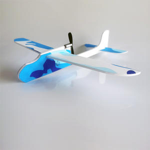 Rechargeable Hand-Launched Electric Foam <b>Airplane</b> Slow-Flying Monoplane Glider Outdoor Children's <b>Toy</b> Handmade Assembly Drone - Product Image 4