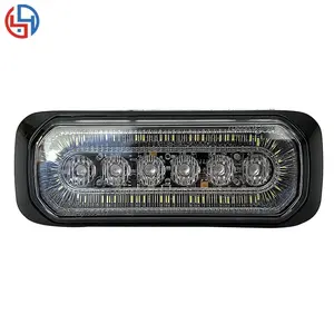 dc12-24v big power 3W LED Flush Surface Mount Light Head LED warning grille light red amber green white blue small strobes