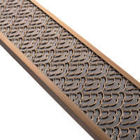 Poignée longue de luxe en bronze sculpté motif nuage, style chinois moderne, pour porte vitrée d'entrée de villa ou d'hôtel, quincaillerie, garantie 3 ans