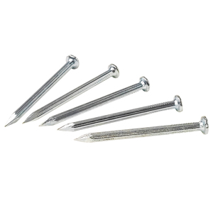 Fabricante de clavos de acero 45 #55 # vástago espiral galvanizado de grano Vertical para pared de ladrillo madera de hormigón-Clavos comunes cabeza de Brad - Product Image 5