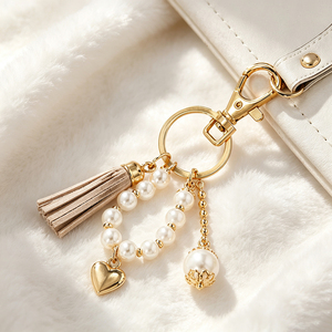 Wholesale Blank Beadable Keychain Bar Metal Bead <b>Key</b> Ring with Lobster Clasp DIY Jewelry Making Craft Supplies for Bag Charm - Product Image 6