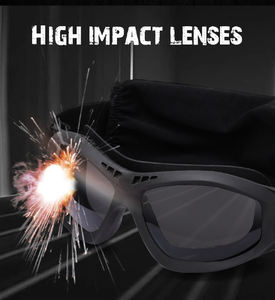 撮影用メガネ3レンズ交換可能屋外アンチフォグ戦術弾道ゴーグル - Product Image 6