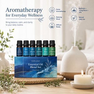 Set de Mezclas de Aceites Esenciales: Calma, Sueño Dulce, Felicidad, Relajación, Aromatizador de Ambiente, Inmunidad para Aromaterapia, Difusor, DIY, Masajes - Product Image 5