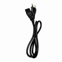 Cable de Alimentación C13 con Conexión a Tierra de 3 Pines Estándar Suizo SEV 1011 H05VV-F 3G0.75mm2 para Computadora, Monitor, TV, Impresora