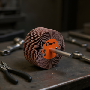 Roue à lamelles abrasives Ttake 20x15 mm, tige de 6 mm, grain 180, pour le meulage - Product Image 3