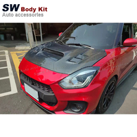 Capot avant en fibre de carbone de haute qualité pour Suzuki Swift ZC33S, couvercle de moteur avant, capot, amélioration des performances, pièces automobiles