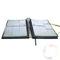 Agenda 2025 en gros, carnet de planification, impression personnalisée, pages couleur, reliure spirale, liste de contrôle quotidienne, agenda à succès
