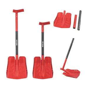 515 Portable Telescopic Aluminum Utility Car Adjustable Extended Edition Snow Shovel include Saw