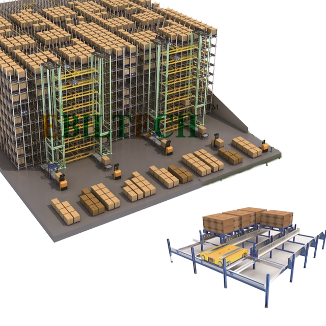 automatische palletstellingen voor farmaceutische koelopslag | Verzinkte stellingen
