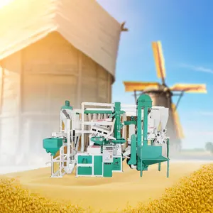 Professional Manufacture 1000-1300kg/h Low Price Modern Rice Milling Machinery Complete Rice Mill Plant