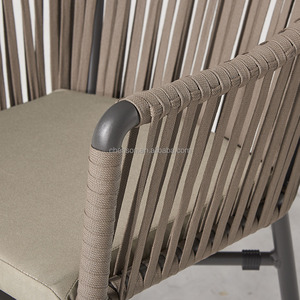 Silla de Comedor Apilable con Marco de Aluminio Premium - Color - Opcional, Silla para Eventos de Jardín al Aire Libre para Patio y Cafetería - Product Image 5