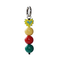 KC716 Porte-clés créatif, mignon et exquis, avec pendentif petite fille, fleur, nuage blanc et motif amour
