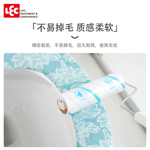 Lec Toilet Seat Cover Thickened Waterproof Adhesive Low <b>Rebound</b> Four Layer Material For Home Use - Product Image 3