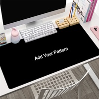 Tapis de souris pour clavier de jeu avec raccourcis personnalisés PS, taille XL, résistant à l'eau, anti-rayures, bord cousu, tapis de bureau en caoutchouc, en stock