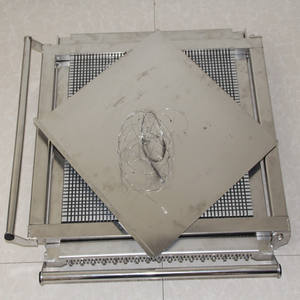 <span class=keywords><strong>Confiserie</strong></span> Machine De Découpe Chocolat Brownie Lame Manuelle Guitare Cutter Double Bras 60x60 Fabricants - Product Image 6