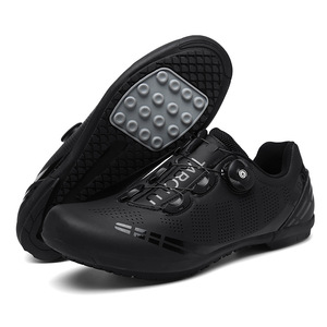 Chaussures de cyclisme sur route unisexes en fibre de carbone, légères et respirantes, chaussures de vélo de montagne pour la course et l'entraînement - Product Image 4
