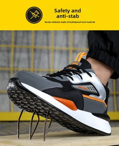 <span class=keywords><strong>Chaussures</strong></span> <span class=keywords><strong>de</strong></span> sécurité sportives légères pour hommes avec embout en acier, <span class=keywords><strong>vente</strong></span> directe OEM <span class=keywords><strong>de</strong></span> la marque GUYISA - Product Image 4