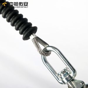 อุปกรณ์ป้องกันการตกจากที่สูงแบบเชือกเหล็ก Zhongyu Youan ขนาด 6 10 15 เมตร พร้อมระบบล็อคอัตโนมัติ - Product Image 3