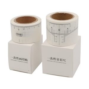 50 Pares de Rollos de Plantillas Desechables para Cejas, Herramienta de Mapeo Fácil para Uso en Microblading PMU, Uso Profesional en Estudios de Tatuajes - Product Image 6