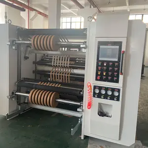 High speed slitting machine paper processing roll to sheet paper cutting machine adhesive paper cutter