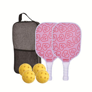 Raqueta USAPA de fibra de carbono Pickleball, raqueta curva aerodinámica equilibrada con tecnología de superficie cargada para potencia Pop mejorada - Product Image 1