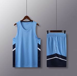 Grosir setelan Jersey kit basket pria kustom Model baru pakaian basket tim seragam basket angka cetak - Product Image 4
