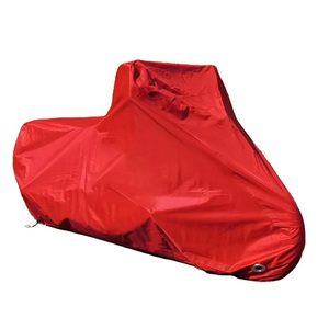 Housse de moto personnalisée 190T anti-UV, prix usine, imperméable, anti-poussière/pluie, avec trou pour clé, sac inclus, tailles LCMT10, pour T - Product Image 5