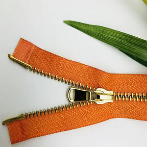 <span class=keywords><strong>Fermeture</strong></span> <span class=keywords><strong>éclair</strong></span> métallique <span class=keywords><strong>double</strong></span> tête de 9 pouces pour grands sacs, personnalisée en usine Hengda, vente en gros - Product Image 2