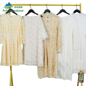 PUYI <strong>Wholesale</strong> Women's Knit Mesh Dress <strong>Bulk</strong> Used <strong>Clothing</strong> Mixed Used Clothes - Product Image 6