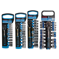 FIXTEC-Juego de Herramientas de manga de alta calidad, 17 piezas, 1/2 ", Dr. Torx Bit, juego de enchufes pequeños con funda de Metal