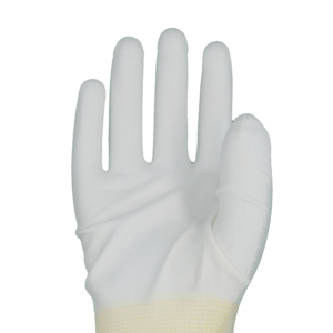 SKYEE barato blanco PU recubierto Nylon Liner antideslizante dedo fino guantes de protección de pantalla táctil para mujeres actividades al aire libre - Product Image 4
