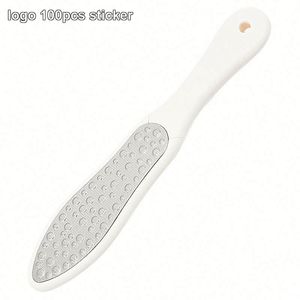 Lima de pies multifuncional de acero inoxidable para eliminar cutículas y piel muerta, ideal para viajes. - Product Image 1