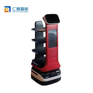 <span class=keywords><strong>Robot</strong></span> Camarero Eficiente para Restaurantes, con Capacidad de Carga de 40 kg, 4 Bandejas, <span class=keywords><strong>Robot</strong></span> de Servicio para <span class=keywords><strong>Cocina</strong></span> de Restaurante Concurrido, Mars - Product Image 5