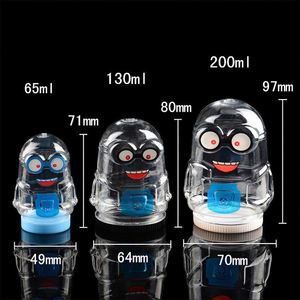 Hot Products Slime Plastic Bottle Transparent Multi-color Wide Mouth Bottle PET Transparent Plastic Container <b>Light</b> Clay Space - Product Image 6