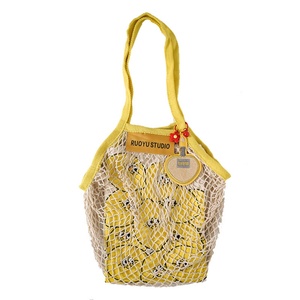 Borsa Promozionale Rosa da 16 Pollici in Rete di Cotone, Riutilizzabile per la Conservazione degli Alimenti, Pieghevole per il Trasporto di Verdure - Product Image 3