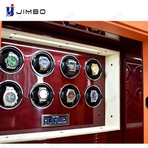 Caja Fuerte para Relojes Homisafe de Cuero de Lujo, con Capacidad para 8 Relojes, Interior de Madera con Acabado Brillante, Cerradura con Llave, para el Hogar - Product Image 5