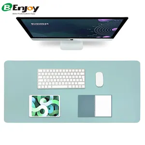 Customize Various Colors Nonslip Desk Pad Waterproof Pvc Leather Deskmat Desk Mat