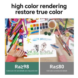 Lampe de bureau LED rechargeable avec batterie intégrée, support pour stylo, lumière de lecture, lampe de chevet simple à intensité réglable au toucher - Product Image 4