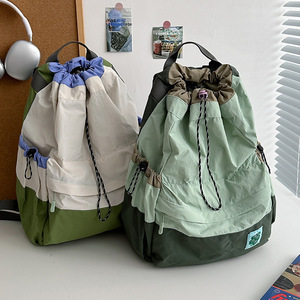 Wholesale Spring/Autumn New Fashion Unisex <b>Lightweight</b> Nylon Zipper Closure Waterproof <b>Backpack</b> School Outdoor Travel - Product Image 2