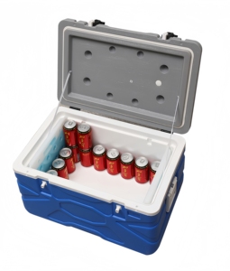 Nevera Portátil PoeticExist de 55L con Ruedas, Refrigerador Multifuncional Moderno para Acampar al Aire Libre, Logotipo PE, para Alimentos y Bebidas - Product Image 5