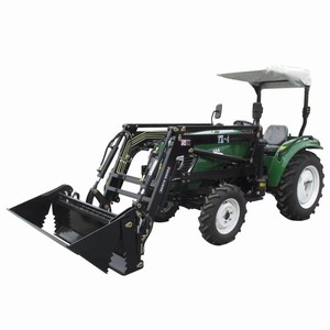 Chinese Compact <strong>Lawn</strong> <strong>Mower</strong> Tractor Implements 4WD <strong>with</strong> <strong>Front</strong> <strong>Loader</strong> Backhoe Attachment for Agriculture CE for Sale - Product Image 4