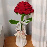 Bunga Matahari Rajutan Tangan Raksasa untuk Hari Valentine, Natal, dan Kembali ke Sekolah - Tekstil Poliester Tahan Lama