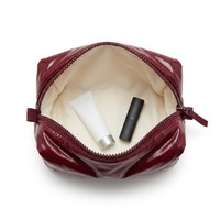 Sac de rangement pour maquillage imperméable à la mode avec fermeture à glissière, en polyester, étui cosmétique