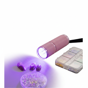 Lámpara LED UV profesional portátil, 9 Uds., secador de uñas, máquina de curado de esmalte de Gel, USB compacto tipo K, belleza, arte de uñas hecho Premium - Product Image 2